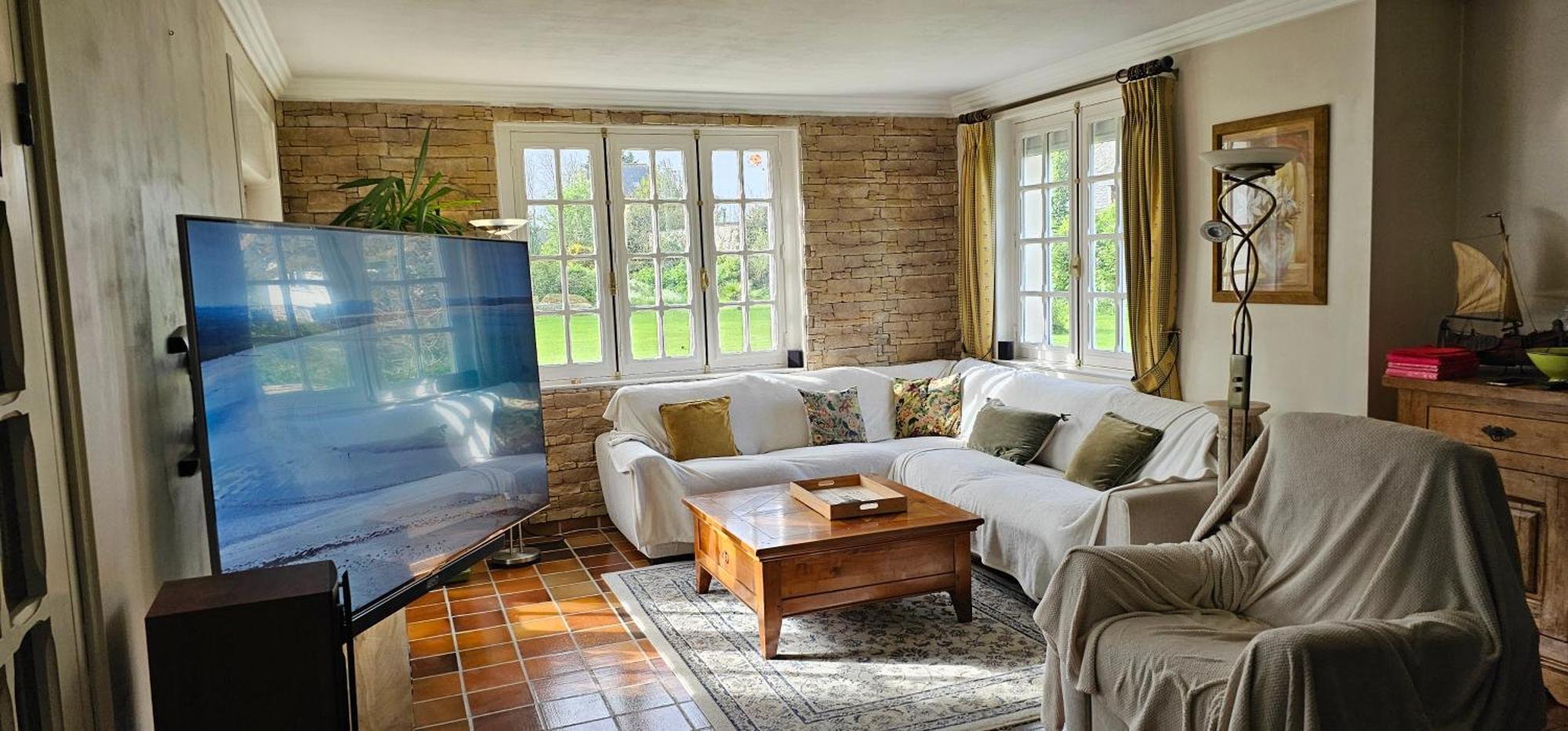 Chez Renee Et Raynal B&B Plounevez-Lochrist ภายนอก รูปภาพ